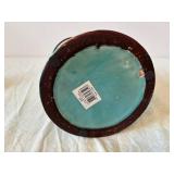 Turquoise Lighthouse Diorama with Coastal Village Snow Globe Base - 9-Inch Tall