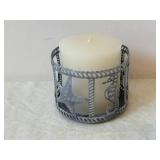 Sonoma Candles Coastal Lighthouse Frame - with Two Candle Holders (Lot of 3)