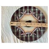 Grizzly Bear Country Decor - Pinecone Basket, Birch Border Plate & Bear Scene Ceramics (Lot of 4)
