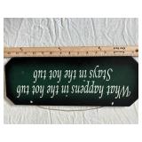 Rustic Wooden Oars Wall Decor - Welcome Banner & House Cutouts (Assorted Signs)