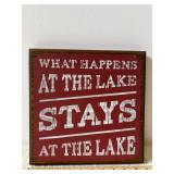Assorted Beach Sign Decor - Life's Better With Sandy Toes, Beach Rules & What Happens at the Lake