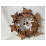 Americana Handcrafted Star Wall Art - Star Garland & Miniature Wooden Canoes