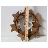 Americana Handcrafted Star Wall Art - Star Garland & Miniature Wooden Canoes
