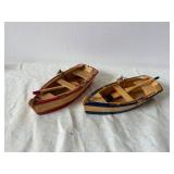 Americana Handcrafted Star Wall Art - Star Garland & Miniature Wooden Canoes