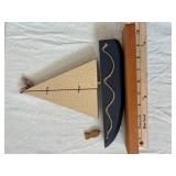 Beach Themed Wooden Sign Set - Distressed Coastal Decor with Rope Hangers