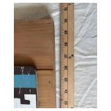 BALDAUF Round Wall Clock EST. 1864 with Americana Wood Sign Set