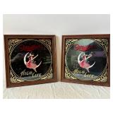 Miller High Life Advertising Posters  in Wood Frames