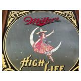 Miller High Life Advertising Posters  in Wood Frames