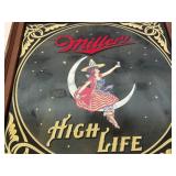 Miller High Life Advertising Posters  in Wood Frames