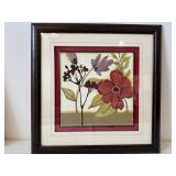 Pair of Framed Floral Prints - Made in the USA (Lot of 2)