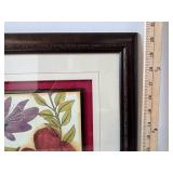 Pair of Framed Floral Prints - Made in the USA (Lot of 2)