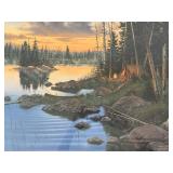 Derk Hansen Treasured Moments Limited Edition Print (3224/5000) - Framed