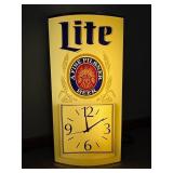 Miller Lite Indoor Electric Sign Form 1 - 57-14410 (1991)