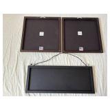 Bear Trail Park Sign & Pine Creek Wilderness Panels - Rustic Cabin Wall Art (Lot of 3)