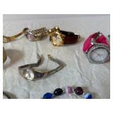 Timex Watches & Assorted Jewelry Lot - Pearls, Bracelets & Earrings