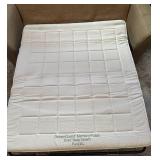 DreamQuest Memory Foam Enso Sleep System & Beige Upholstered Sofa
