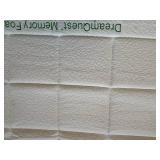 DreamQuest Memory Foam Enso Sleep System & Beige Upholstered Sofa