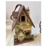 Assorted Nautical Decor - Hand-Painted Arched Shelf with Fish Motif, Candles & Lanterns