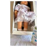 Gotz Fashion Doll in Floral Dress with Lace Collar - Original Box
