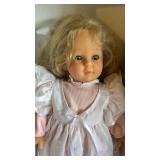 Goetz Fashion Doll in Pink Dress with White Apron - Boxed
