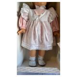 Goetz Fashion Doll in Pink Dress with White Apron - Boxed