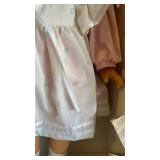 Goetz Fashion Doll in Pink Dress with White Apron - Boxed