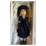 Sailor-Style Doll in Striped Shirt with Vest and Hat (Boxed)