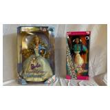 Barbie as Sleeping Beauty & Native American Barbie - Dolls of the World Collection (Lot of 2)