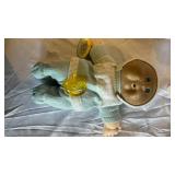 Cabbage Patch Kids (Lot of 4) - Vinyl Baby Dolls with Outfits & Accessories