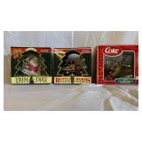 Coca-Cola Trim-A-Tree, Bottling Works & 2000 Platinum Series Collections (Lot of 3)