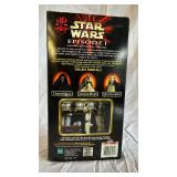 Star Wars Episode I 12-Inch Figures - Qui-Gon Jinn & Jar Jar Binks with Millennium Falcon Playset