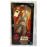 Star Wars Episode I 12-Inch Figures - Qui-Gon Jinn & Jar Jar Binks with Millennium Falcon Playset