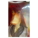 Star Wars Episode I 12-Inch Figures - Qui-Gon Jinn & Jar Jar Binks with Millennium Falcon Playset