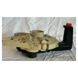 Star Wars Episode I 12-Inch Figures - Qui-Gon Jinn & Jar Jar Binks with Millennium Falcon Playset