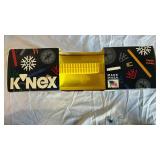 K'NEX Basic Set 325 Parts & Super Sports Heroes Bobble Dobbles (Lot of 2)
