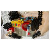 LEGO Train Track Lot - Curved Rails, Baseplates, Minifigures & Accessories