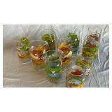 McDonald's Camp Snoopy Collection Glasses - Peanuts Cartoon Glassware Set