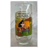 McDonald's Camp Snoopy Collection Glasses - Peanuts Cartoon Glassware Set