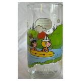 McDonald's Camp Snoopy Collection Glasses - Peanuts Cartoon Glassware Set