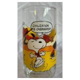 McDonald's Camp Snoopy Collection Glasses - Peanuts Cartoon Glassware Set