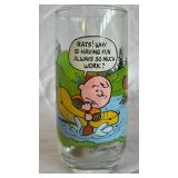 McDonald's Camp Snoopy Collection Glasses - Peanuts Cartoon Glassware Set