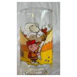 McDonald's Camp Snoopy Collection Glasses - Peanuts Cartoon Glassware Set