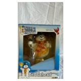 Peanuts Charlie Brown Christmas Puzzle & Frosty The Snowman Bobblehead (Lot of 2)