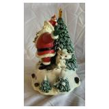 Flicker N Glow Illuminated Ornament Stand with Glass Ornament - Rauch Holiday Decor