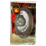 Flicker N Glow Illuminated Ornament Stand with Glass Ornament - Rauch Holiday Decor