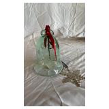Flicker N Glow Illuminated Ornament Stand with Glass Ornament - Rauch Holiday Decor