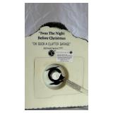 Department 56 Nostalgic Santa Stocking Hanger - North Pole Series (Set of 3)