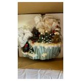 San Francisco Music Box Rudolph North Pole Scene Music Box - 31-39050-6-00
