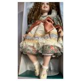 The Maggie Collection Brooke Doll - Floral Dress, Lace Trim & Flower Crown
