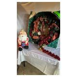 Jingle Bell Christmas Wreath with Ribbon Accents